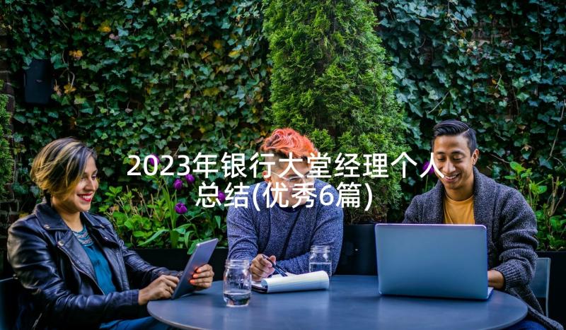 2023年银行大堂经理个人总结(优秀6篇)