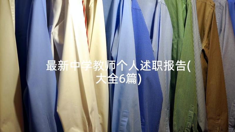 最新中学教师个人述职报告(大全6篇)