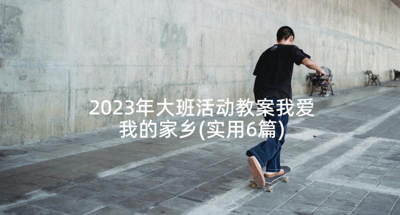 2023年大班活动教案我爱我的家乡(实用6篇)