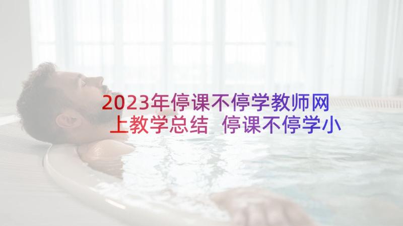 2023年停课不停学教师网上教学总结 停课不停学小学科学线上教学总结(模板7篇)