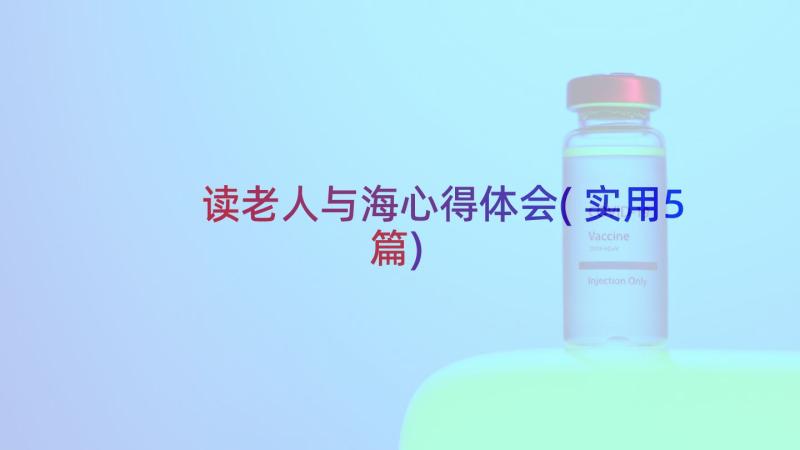 读老人与海心得体会(实用5篇)