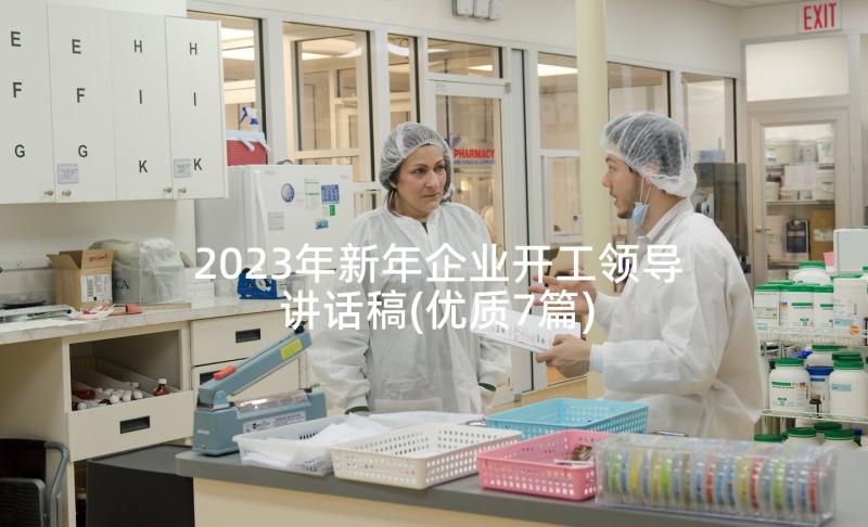 2023年新年企业开工领导讲话稿(优质7篇)