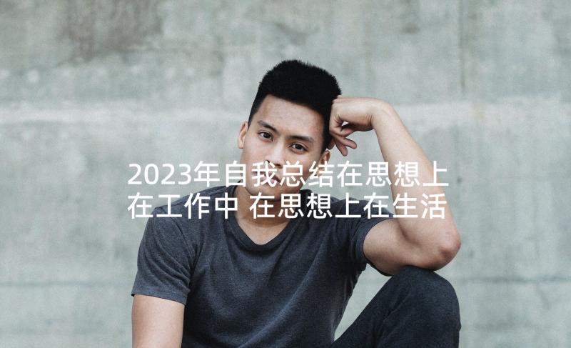 2023年自我总结在思想上在工作中 在思想上在生活上在工作上思想汇报(优秀5篇)