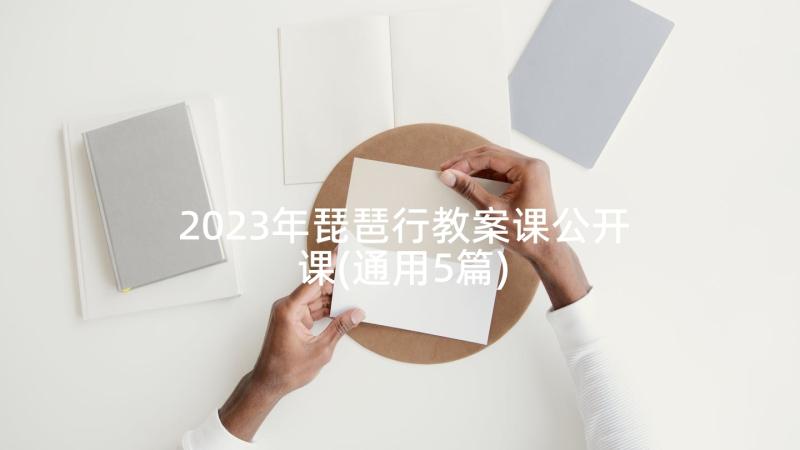 2023年琵琶行教案课公开课(通用5篇)