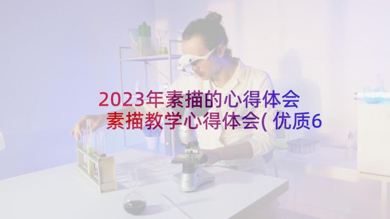 2023年素描的心得体会 素描教学心得体会(优质6篇)