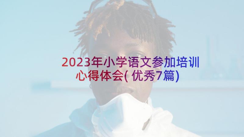 2023年小学语文参加培训心得体会(优秀7篇)