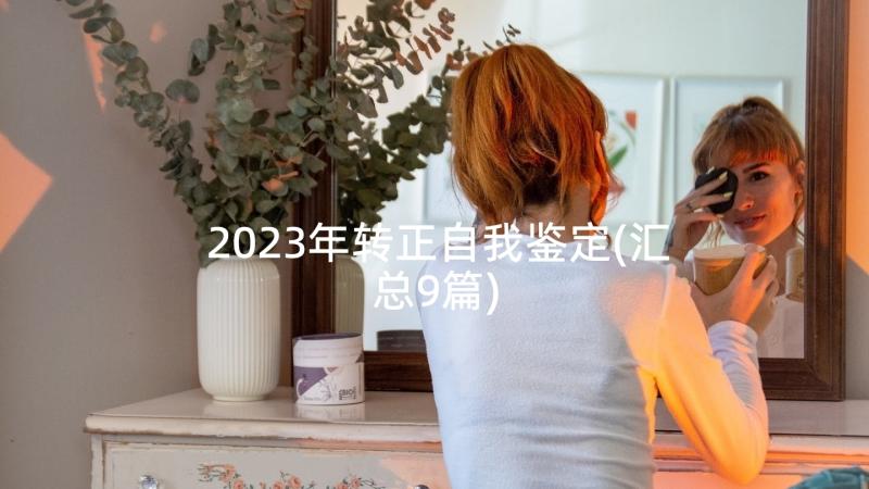 2023年转正自我鉴定(汇总9篇)