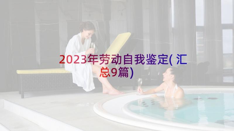 2023年劳动自我鉴定(汇总9篇)