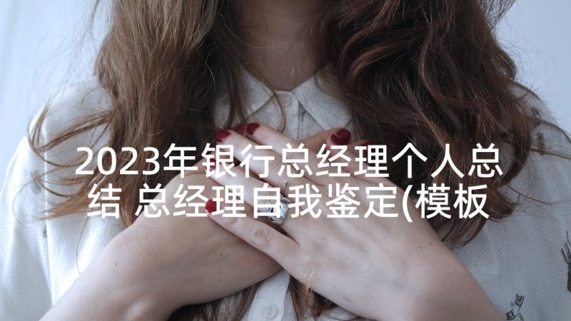 2023年银行总经理个人总结 总经理自我鉴定(模板7篇)