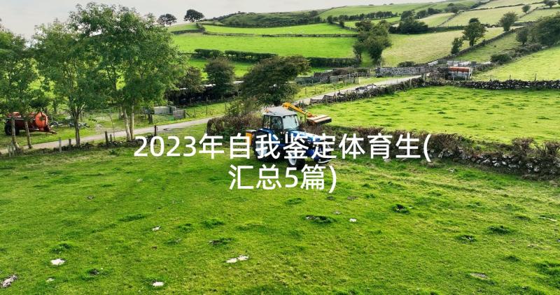 2023年自我鉴定体育生(汇总5篇)