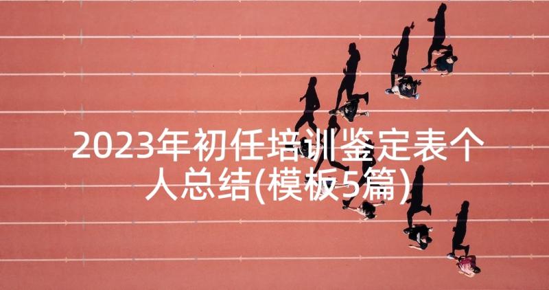 2023年初任培训鉴定表个人总结(模板5篇)