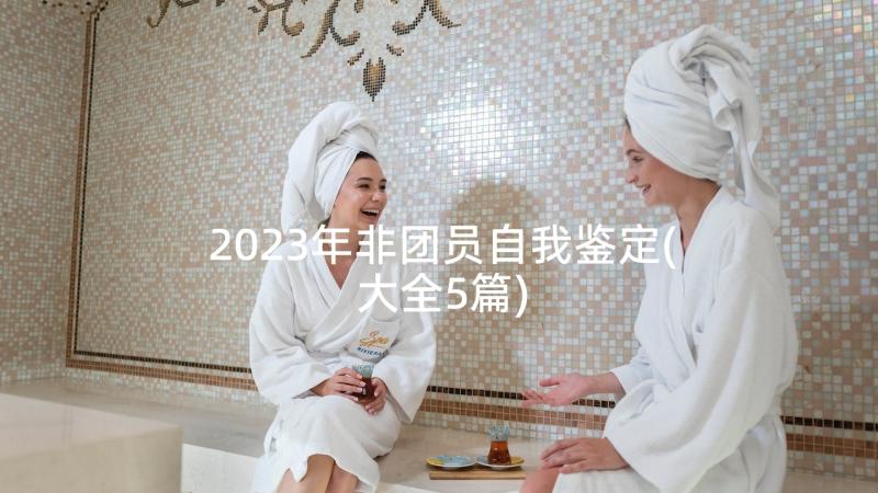 2023年非团员自我鉴定(大全5篇)