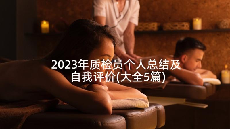 2023年质检员个人总结及自我评价(大全5篇)