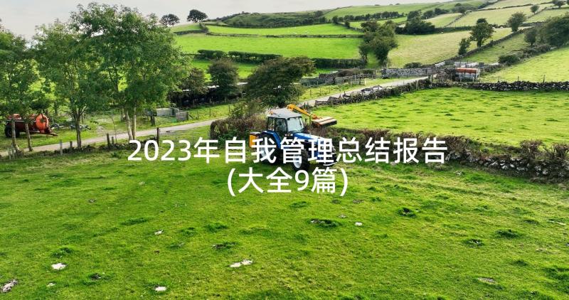 2023年自我管理总结报告(大全9篇)