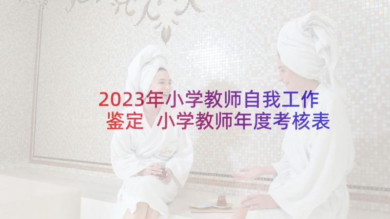 2023年小学教师自我工作鉴定 小学教师年度考核表自我鉴定(汇总5篇)