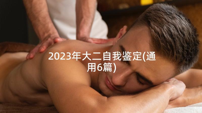 2023年大二自我鉴定(通用6篇)