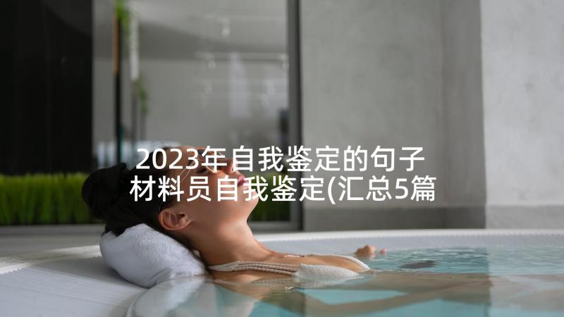 2023年自我鉴定的句子 材料员自我鉴定(汇总5篇)