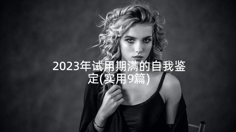 2023年试用期满的自我鉴定(实用9篇)