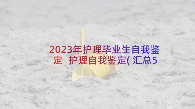 2023年护理毕业生自我鉴定 护理自我鉴定(汇总5篇)