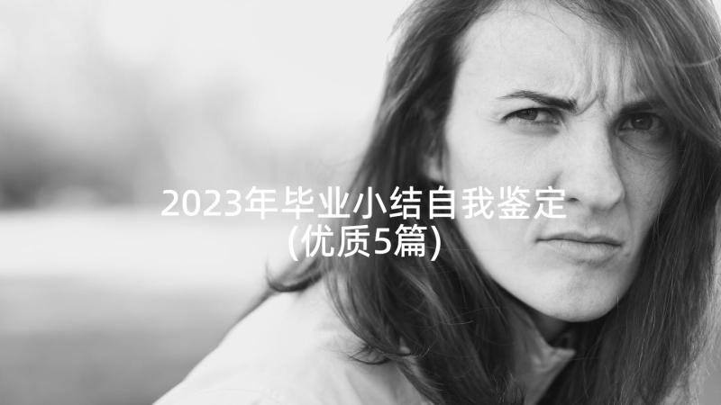 2023年毕业小结自我鉴定(优质5篇)