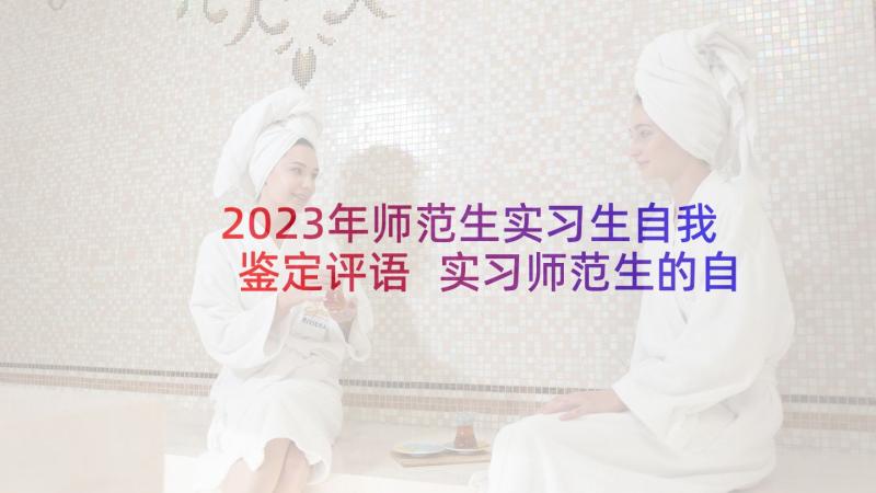 2023年师范生实习生自我鉴定评语 实习师范生的自我鉴定(通用10篇)