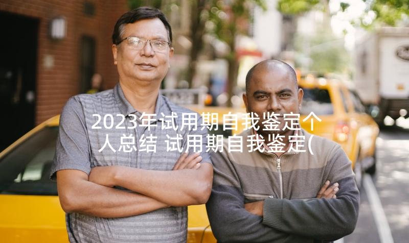 2023年试用期自我鉴定个人总结 试用期自我鉴定(模板9篇)