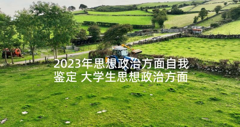 2023年思想政治方面自我鉴定 大学生思想政治方面自我鉴定(大全5篇)