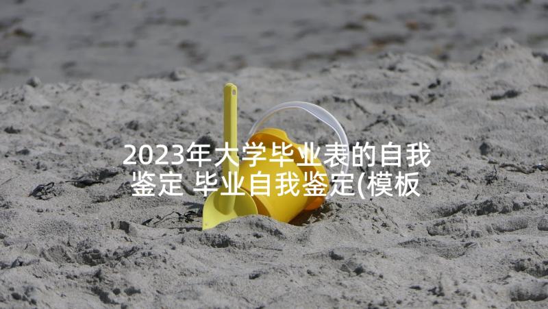 2023年大学毕业表的自我鉴定 毕业自我鉴定(模板6篇)