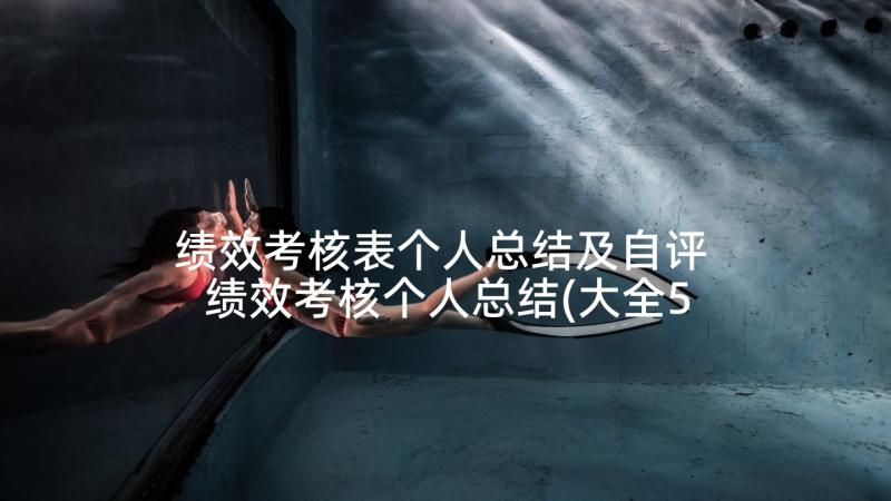 绩效考核表个人总结及自评 绩效考核个人总结(大全5篇)