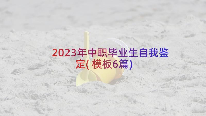 2023年中职毕业生自我鉴定(模板6篇)