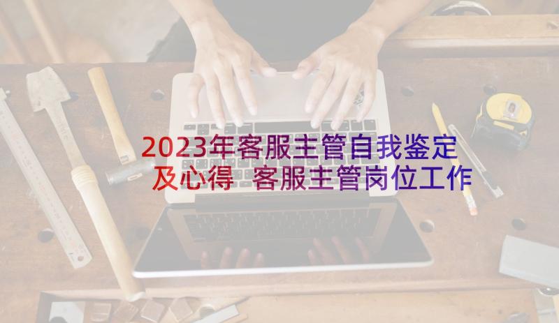 2023年客服主管自我鉴定及心得 客服主管岗位工作职责(模板5篇)