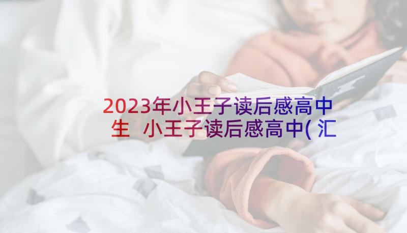 2023年小王子读后感高中生 小王子读后感高中(汇总5篇)