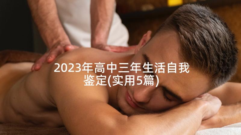 2023年高中三年生活自我鉴定(实用5篇)