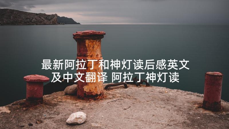 最新阿拉丁和神灯读后感英文及中文翻译 阿拉丁神灯读后感(实用10篇)