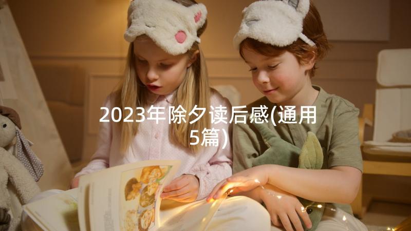 2023年除夕读后感(通用5篇)