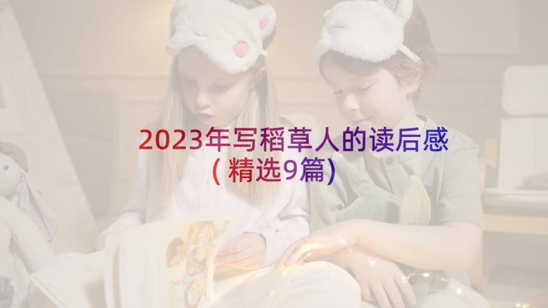 2023年写稻草人的读后感(精选9篇)