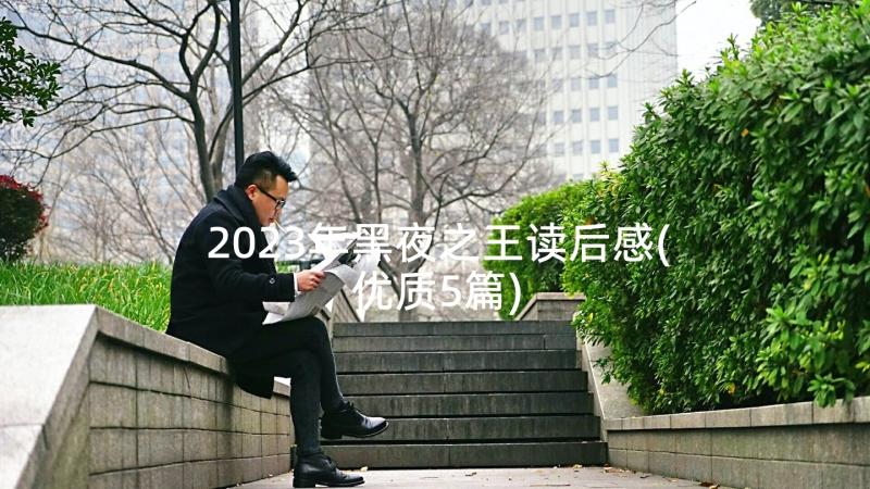 2023年黑夜之王读后感(优质5篇)