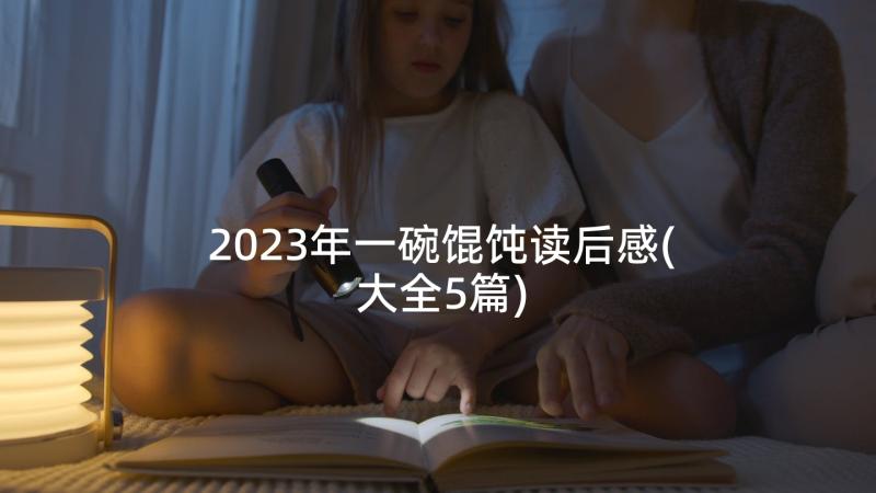 2023年一碗馄饨读后感(大全5篇)