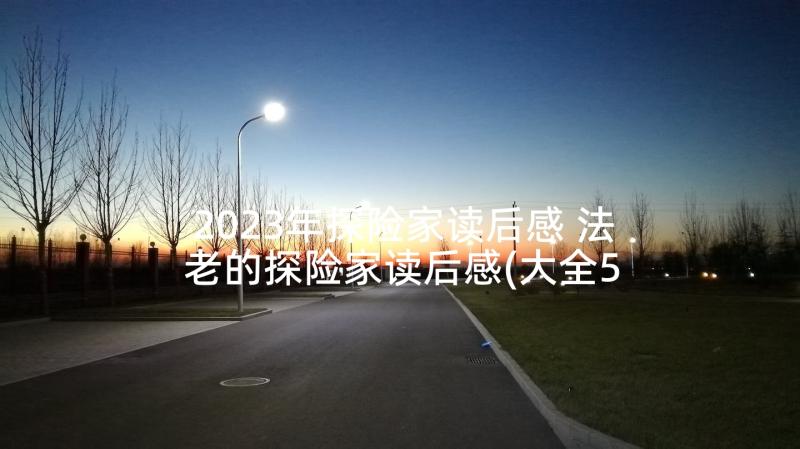 2023年探险家读后感 法老的探险家读后感(大全5篇)