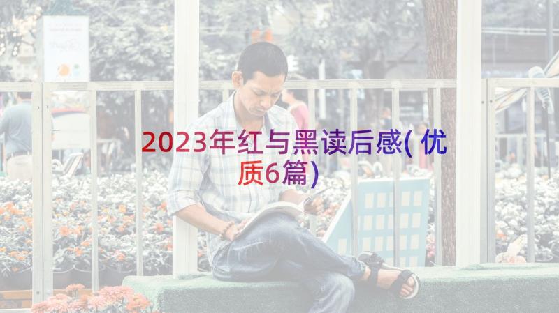 2023年红与黑读后感(优质6篇)