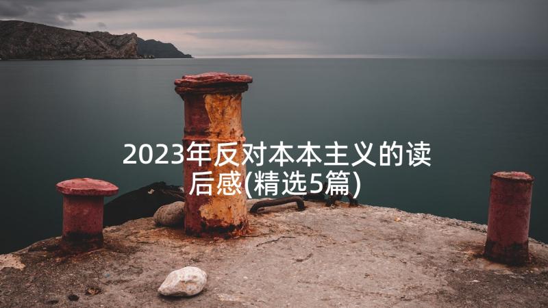 2023年反对本本主义的读后感(精选5篇)