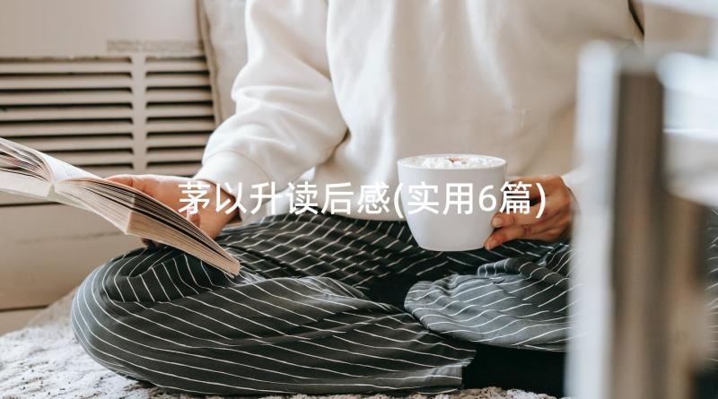 茅以升读后感(实用6篇)