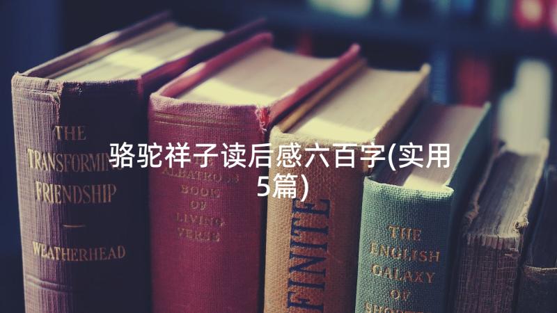 骆驼祥子读后感六百字(实用5篇)