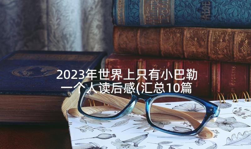 2023年世界上只有小巴勒一个人读后感(汇总10篇)