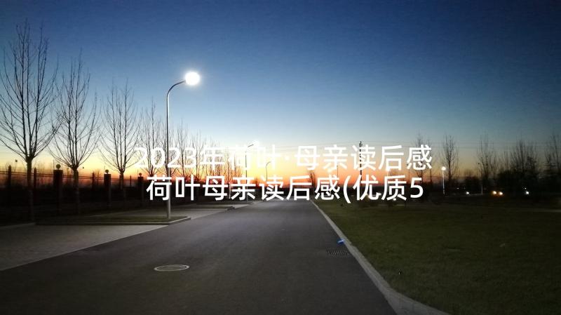 2023年荷叶·母亲读后感 荷叶母亲读后感(优质5篇)