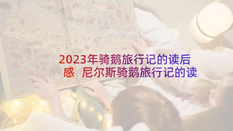 2023年骑鹅旅行记的读后感 尼尔斯骑鹅旅行记的读后感(大全5篇)