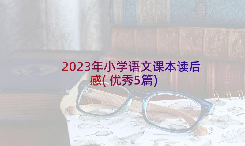 2023年小学语文课本读后感(优秀5篇)