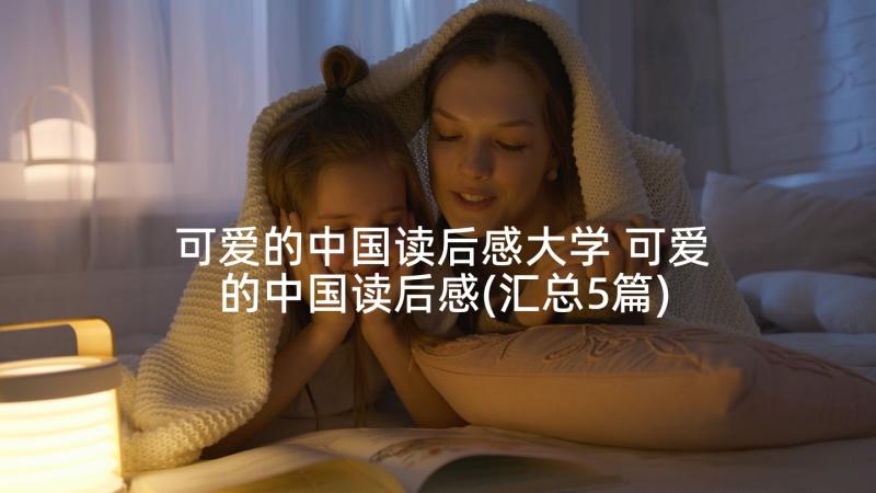 可爱的中国读后感大学 可爱的中国读后感(汇总5篇)