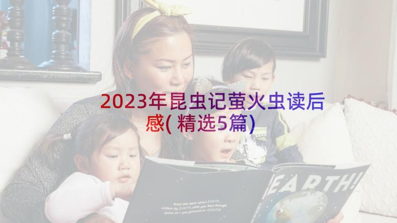 2023年昆虫记萤火虫读后感(精选5篇)