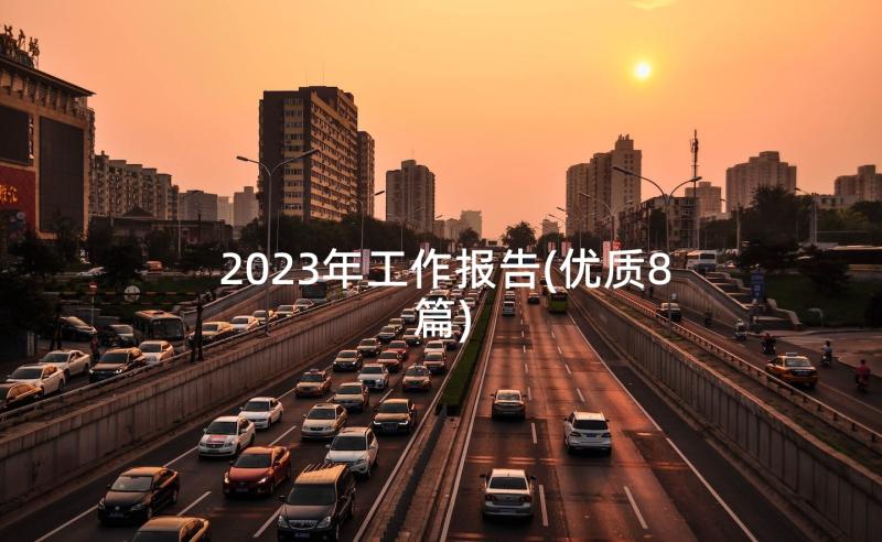 2023年工作报告(优质8篇)